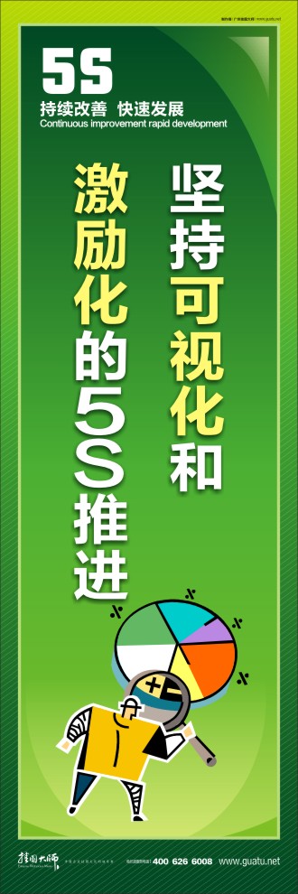 堅(jiān)持可視化和激勵化的5S推進(jìn)