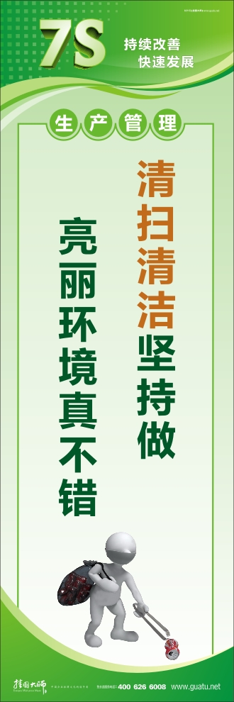 7s管理宣傳圖片 整理整頓天天做 清掃清潔時(shí)時(shí)行