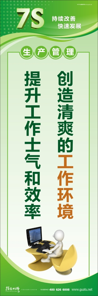 7s管理標(biāo)語 創(chuàng)造清爽的工作環(huán)境 提升工作士氣和效率