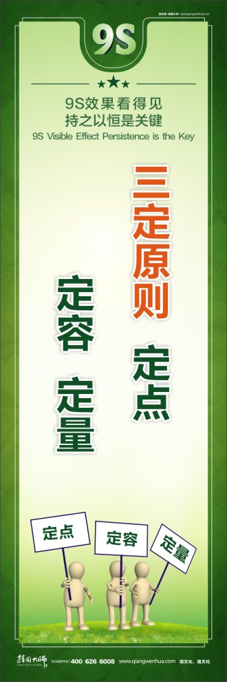 9S三定原則：定點、定容、定量