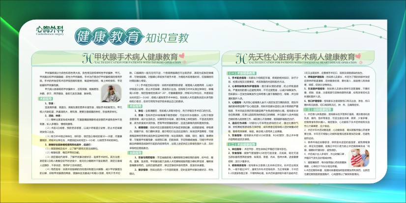 胸外科健康教育 醫(yī)院健康教育宣傳欄 心胸外科健康教育知識(shí)宣教2